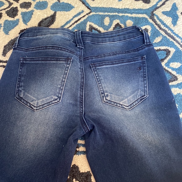 Rampage Skinny Sophie Mid Rise Denim Rose Jeans — Size 3!! - Picture 8 of 8
